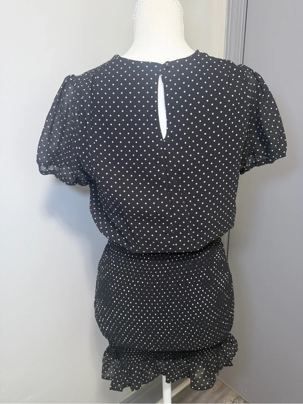 Hyfve Black Polka Dot Dress